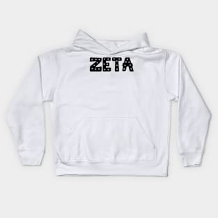 Zeta Star Letters Kids Hoodie